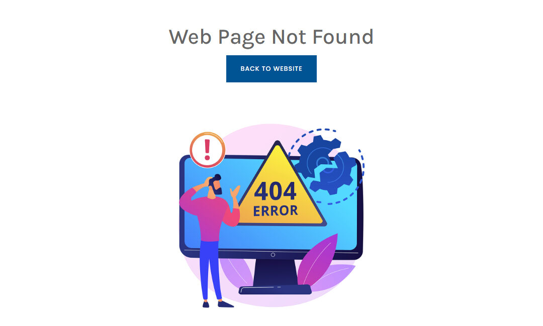 Divi 404 page Free Divi Template