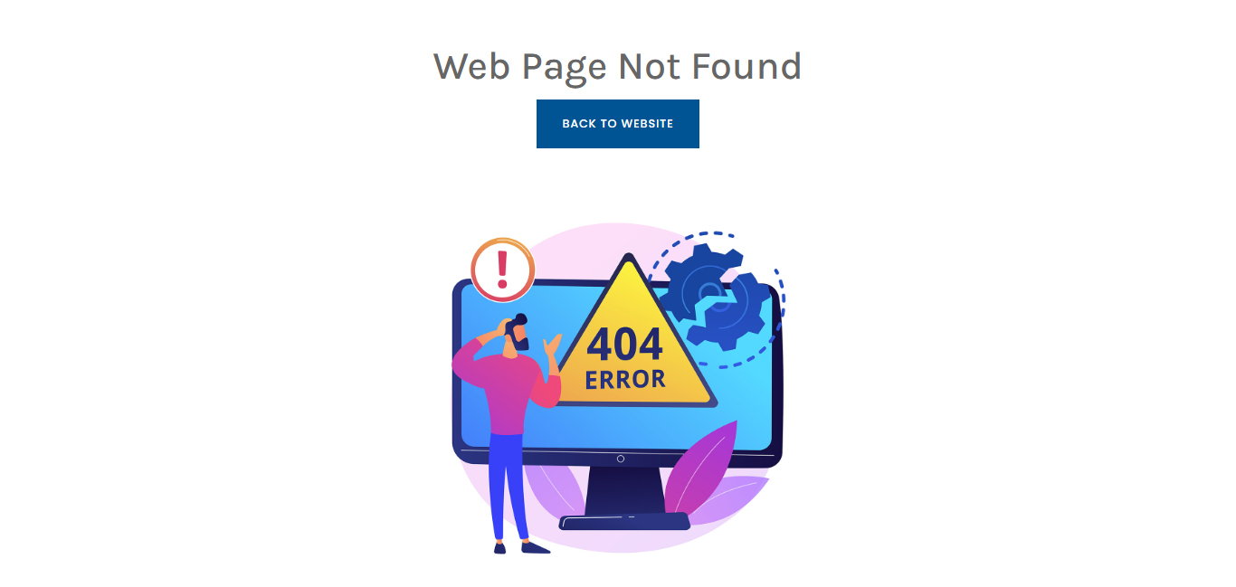 Divi 404 Page