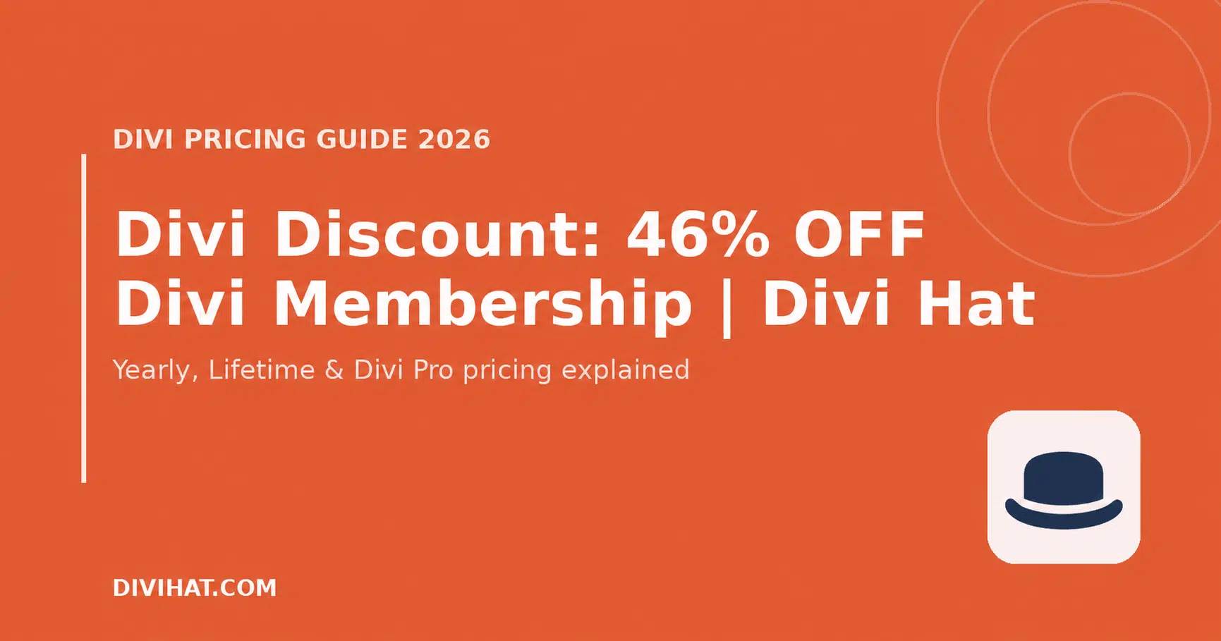 Divi Discount: 46% OFF Divi Membership | Divi Hat