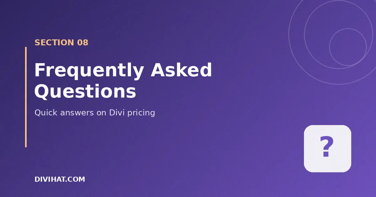 Divi FAQ Divi FAQ