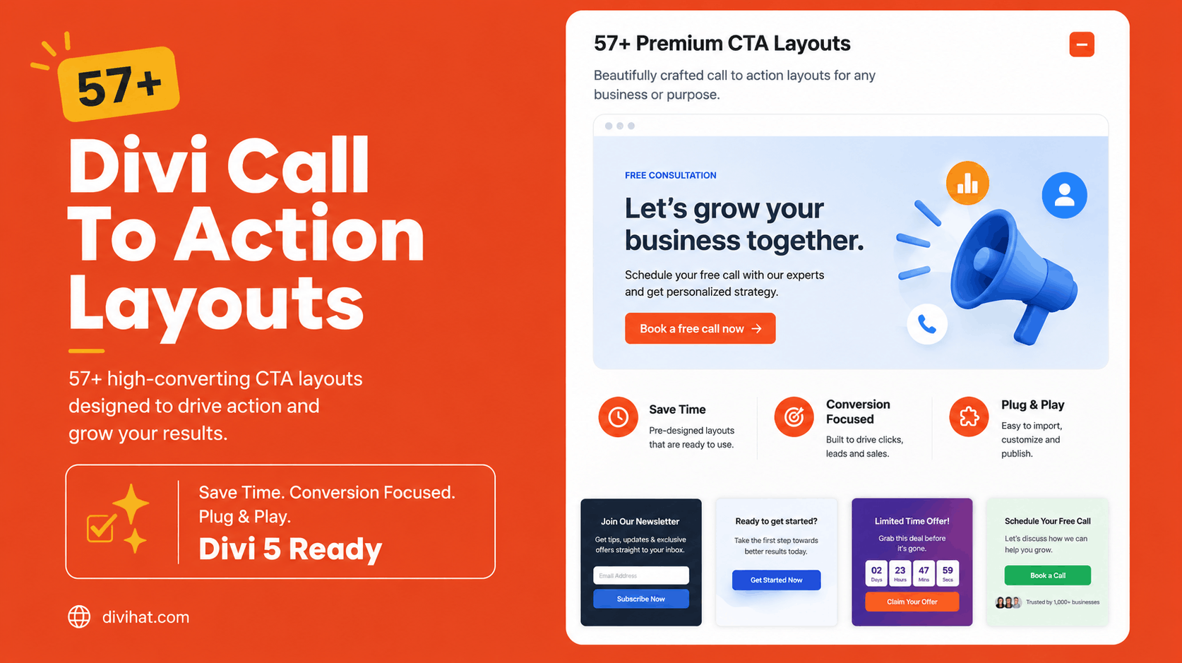 Divi CTA Layouts
