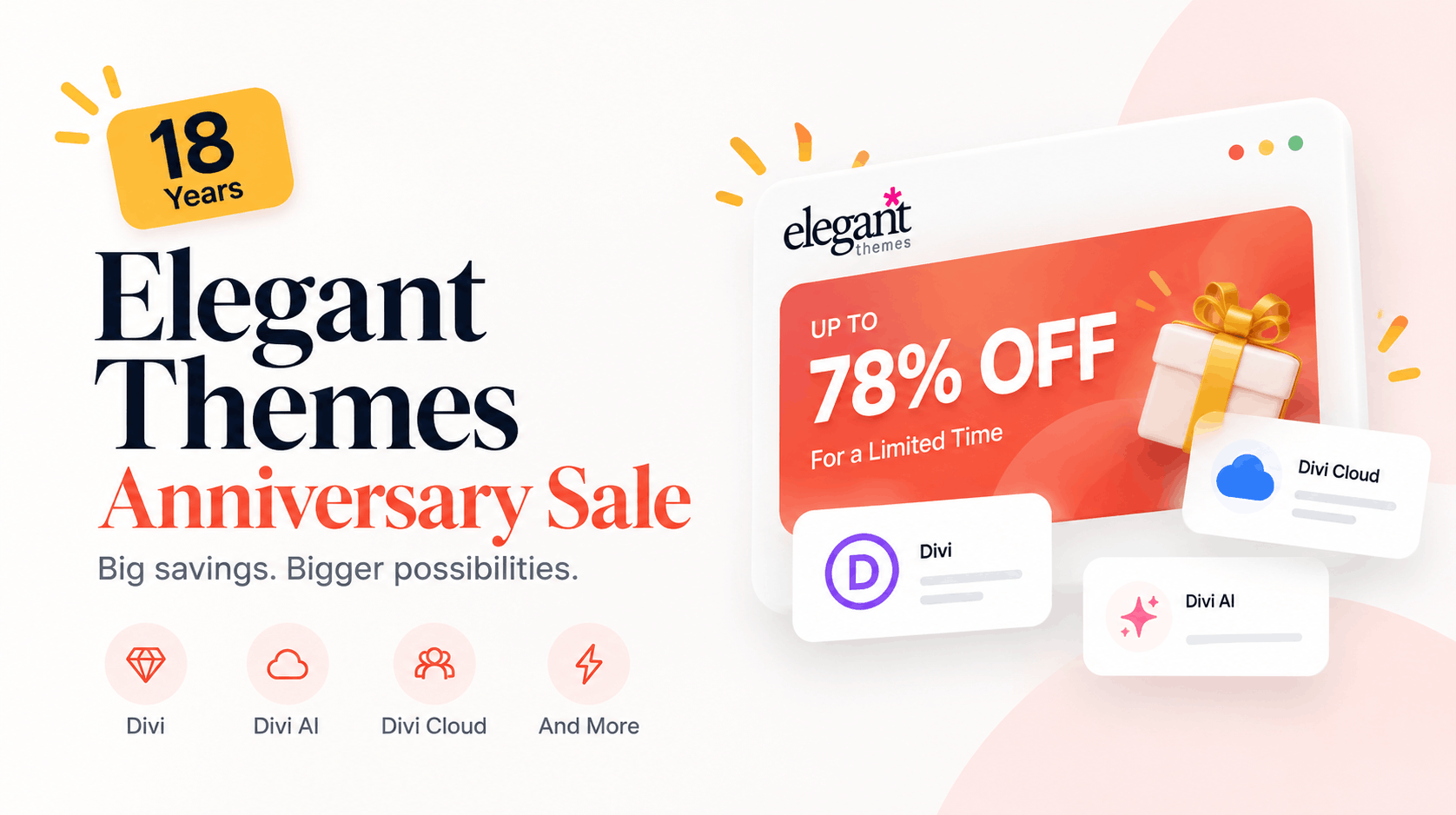 Elegant Themes Anniversary Sale 2026