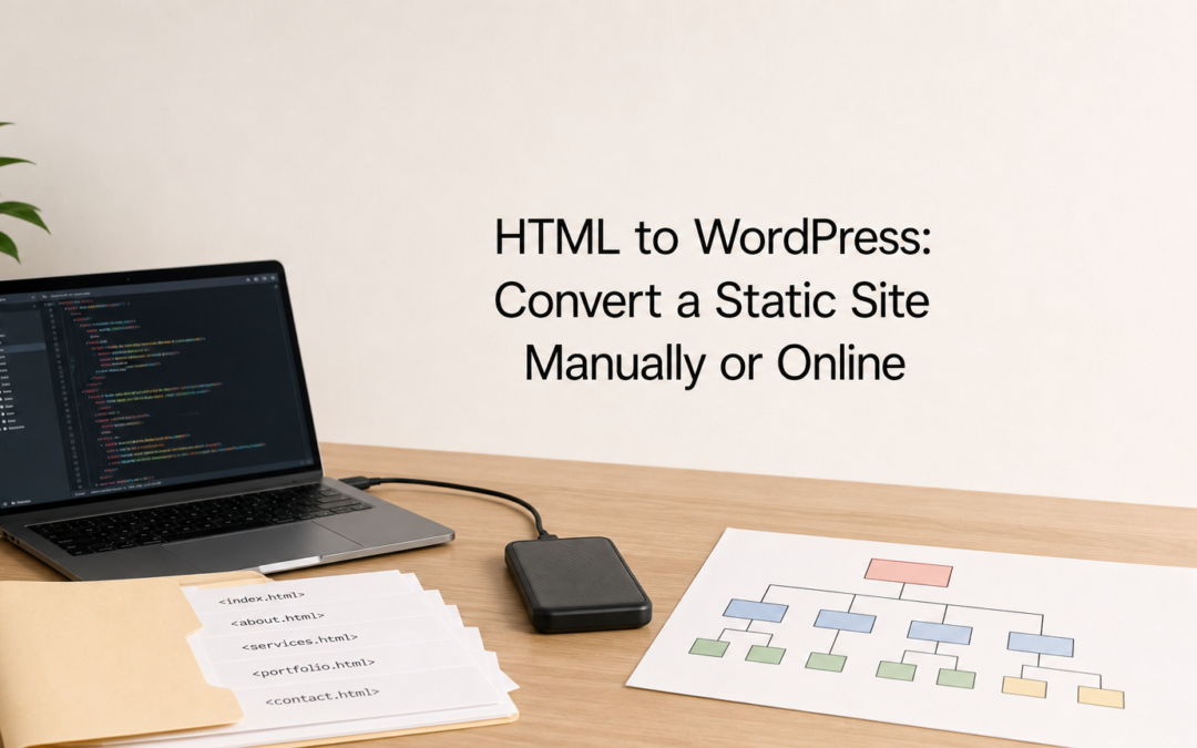 HTML to WordPress: Convert a Static Site Manually or Online