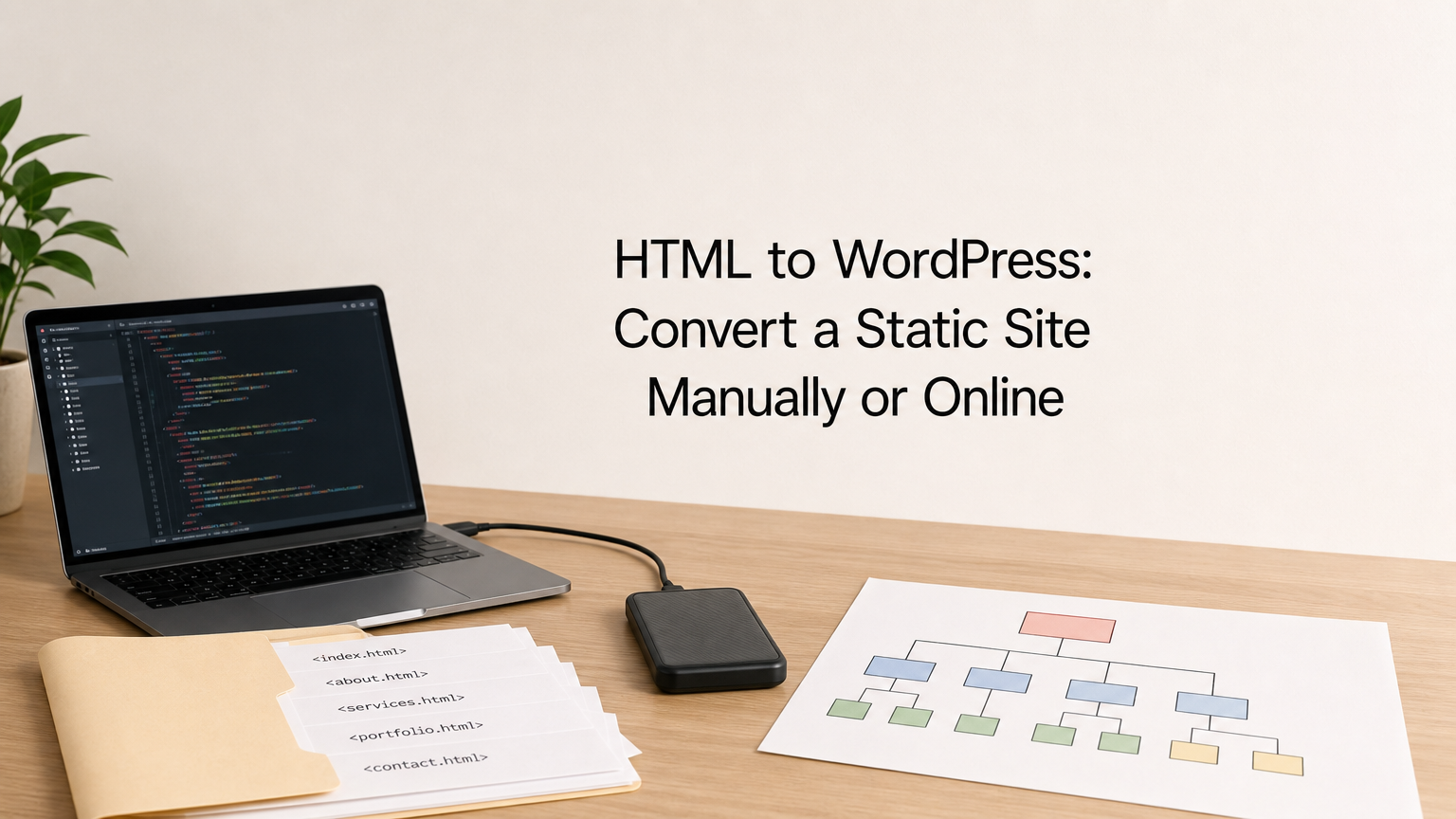 HTML to WordPress: Convert a Static Site Manually or Online